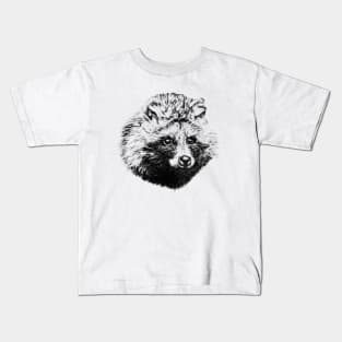 Raccoon dog-Tanuki Kids T-Shirt